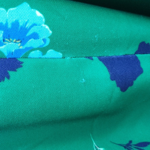 Vince Camuto Floral Green Sleeveless Dress size 12 - Picture 10 of 11